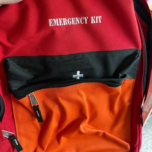 Red and Orange Backpack - Picture 4 of 5